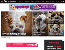 Tablet Screenshot of bulliepost.com